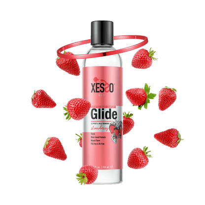 XESSO Lube & More 8.3 fl. oz. XESSO Scented Rear Comfort Glide 4% Lidocaine, Fresh Strawberry