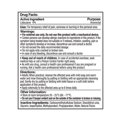 XESSO Lube & More Waterbased Lube XESSO Scented Rear Comfort Glide 4% Lidocaine, Fresh Strawberry