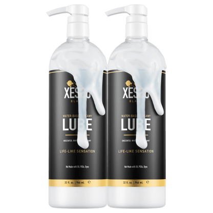 XESSO Lube & More Waterbased Lube XESSO Water Based Creamy Lube, 32 fl. oz. Pack of 2 Totaling 64 fl oz